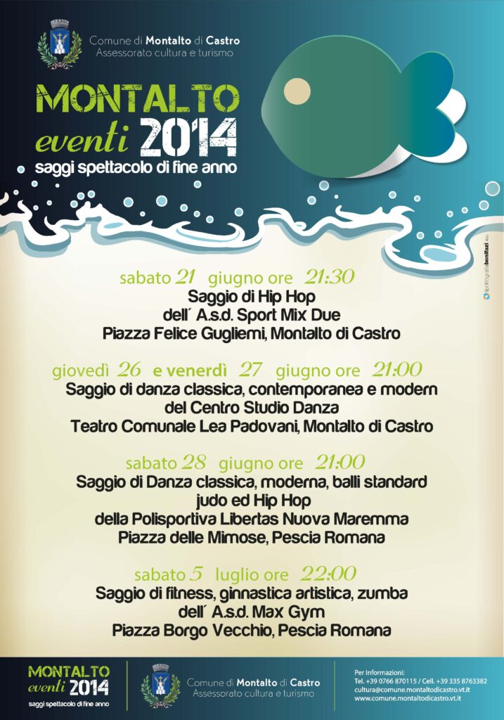 Montalto eventi 2014 – Saggi spettacoli di fine anno