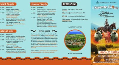 Programma fiera Maremma d’aMare 2015 – 24-25-26 aprile a Montalto Marina