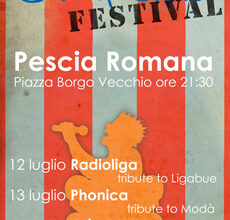 "Cover Band Festival": dal 12 al 14 luglio a Pescia Romana