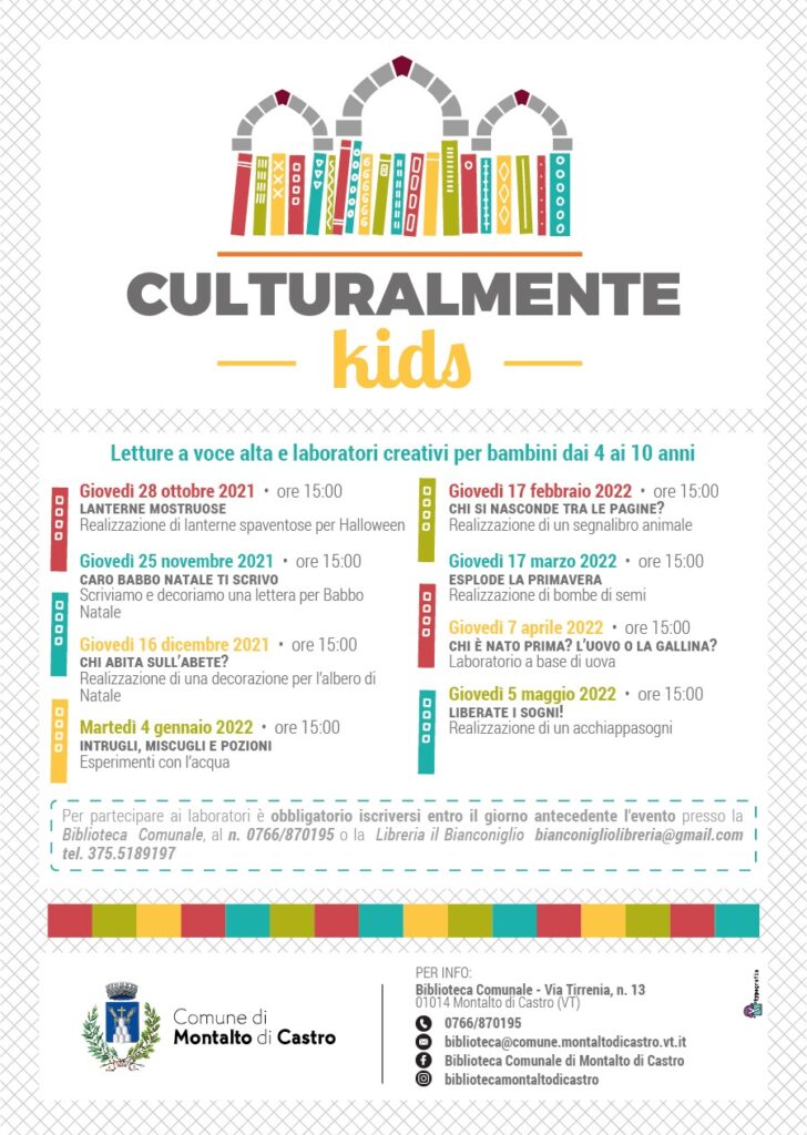 Riparte la rassegna “Culturalmente Kids”